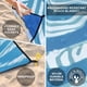 thumbnail image 3 of Manta de playa WIWIGO impermeable a prueba de arena 201x211 cm, 3 of 6
