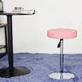 thumbnail image 2 of Taburete Shop Stool FURWOO, ajustable, rosa, corto, redondo, acolchado, 2 of 7
