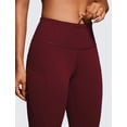 thumbnail image 3 of Leggings CRZ YOGA tiro alto 63,5 cm con bolsillos rojo Merlot, 3 of 4
