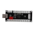 thumbnail image 1 of Controlador de botones codificador USB Bling Bling para juegos de arcade PC Raspberry Pi Negro CY-822C, 1 of 7