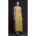 thumbnail image 4 of Bimba Robe Longue Maxi de Soirée pour Femmes en Rayonne à Imprimé Floral, Dos Nu, à Bretelles Spaghetti - Medium, 4 of 5