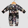 thumbnail image 4 of Vampire Diaries Baby Romper Toddler Long Sleeve Bodysuit Soft Skin-Friendly Jumpsuit Outfit with Snap Crotch 0-3M, 4 of 8