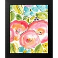 thumbnail image 2 of Minasian, Julia 12x14 Black Modern Framed Museum Art Print Titled - Flower Delight III, 2 of 5