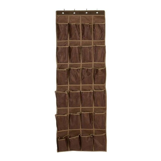 Soporte colgante para zapatos con 24 bolsillos grandes de malla, para hombre y mujer. Los 55x150cm