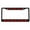 Black/Carbon/Red, variant on Horse Style Metal License Plate Frame Personalized/Car Accessories Car Tag Holder Cover Carbon (Chrome/Carbon/Red)