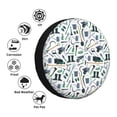 thumbnail image 4 of Naloa Modern Industry PVC Leather Spare Tire Wheel Cover for Car Truck SUV Camper Trailer Universal Fit many size14 inch, 4 of 6