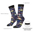 thumbnail image 4 of Pofeuu Sea Inhabitans and Herb Print Crew Socks, Adult Running Hiking Socks for Youth and Adult, 4 of 6