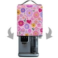 thumbnail image 2 of ZIATUBLES Ice Cream Maker Dust Cover, Flower Print with Storage Pocket and Top Handle, Stain Resistant Cover for Kitchen Appliance, 15.35" x 9.84" x 18.11", 2 of 6