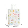 thumbnail image 3 of Easter Treat Bags 12 Pack Paper Gift Bags with Handles Bunny Easter Egg Goodie Bags for Candy Party Favors adult Easter Party Supplies Holiday Candy Bags for Classroom Egg Hunt Favor Bags, 3 of 5