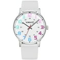 thumbnail image 3 of VAVC Women's Nurse Watch with 24hr Big Dial 40MM Easy to Read 4 Color Numeral - White, 3 of 5