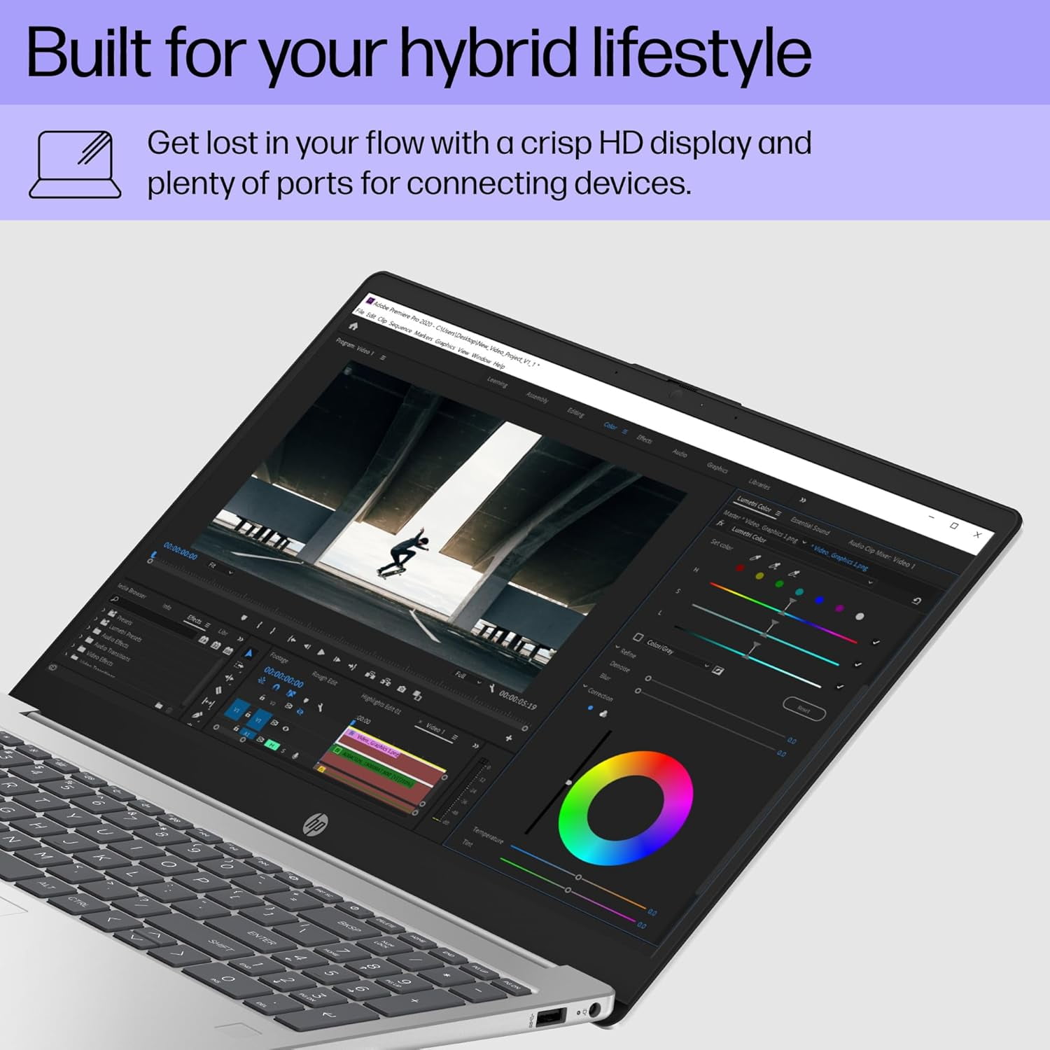 HP 15.6" Laptop for Student&Business,HD Anti-Glare Display,13th Generation Intel Core i5-1334U,8GB RAM,512GB SSD,Intel Iris Xe Graphics,Bluetooth,WiFi,Windows 11 Pro,Silver