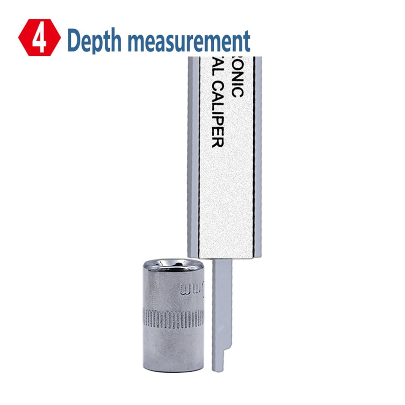 Vernier Caliper 0-150mm 6 Inch Measuring Tool Plastic LCD Digital Electronic Carbon Fiber Ruler Gauge Micrometer ,Easy to Use
