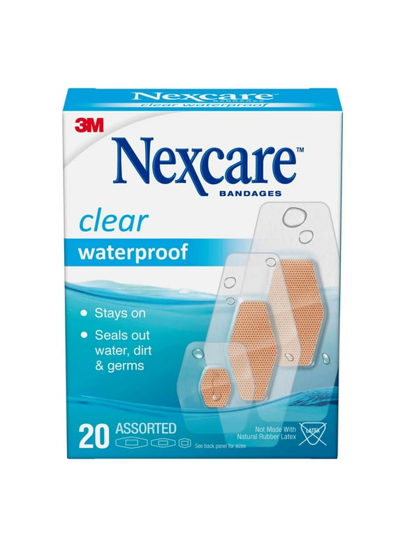 Nexcare Waterproof Bandages - Pack of 20 Bandages