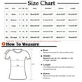 thumbnail image 3 of Teissuly Women's Fashion Solid Color Loose T-shirt 3/4 Sleeves Blouse V-Neck Casual Tops, 3 of 5