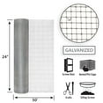 thumbnail image 2 of 24in H x 50ft L Galvanized Hardware Cloth with 1/8in Openings, 2 of 5
