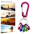 thumbnail image 6 of Aluminum Alloy Mini Carabiner - Lightweight, Locking Spring, 25mm Size - for Keyrings, Backpacks, Camping/Hiking Gear, Non-Climbing Outdoor Use, 6 of 6