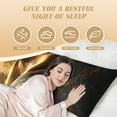 thumbnail image 6 of Cauagu Luxurious Gold Flow for Long Body Pillowcase 1 PCS,Soft Long Pillow Cover Decorative Pillow Case Hidden Zipper Closure Pillowcase,NOT Included Pillow (20'' x54''), 6 of 7