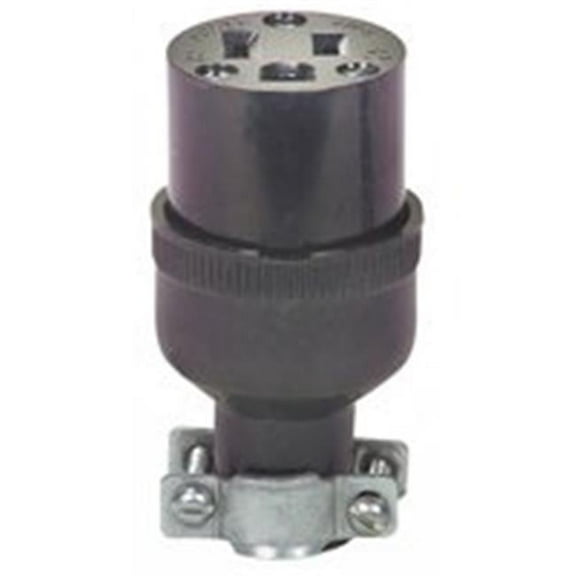 222-BOX Rubber 3Wire Grounded Connector