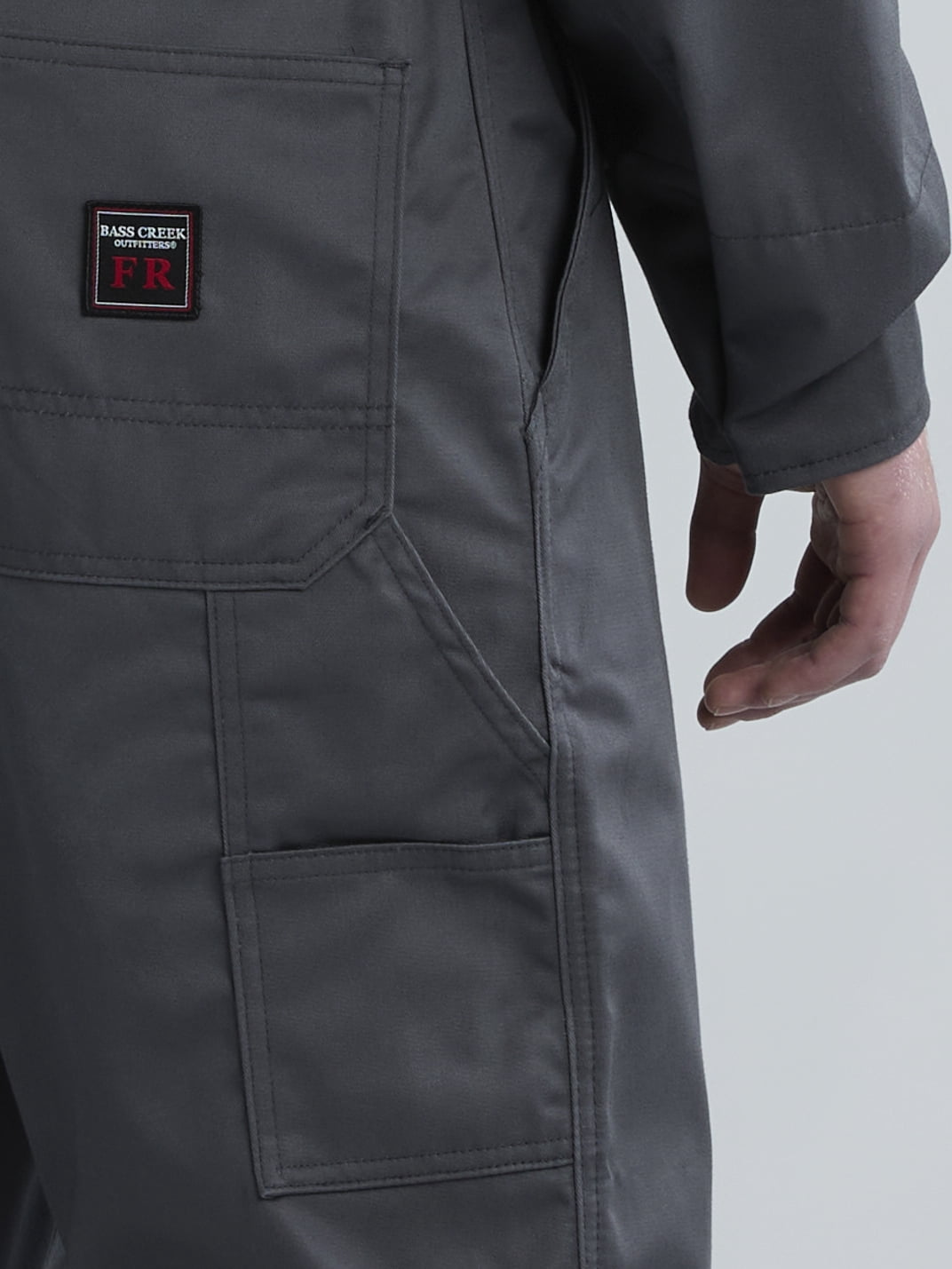 Bass Creek Outfitters Men's Flame Resistant Twill Coverall, Sizes M-2XL