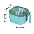 thumbnail image 3 of PRETXORVE Ensemble Combiné d'Assaisonnements, Cuisine Domestique, Glutamate, Rangement à Compartiments, Intégré Anti-Poussière, Multi-Compartiments, 3 of 3