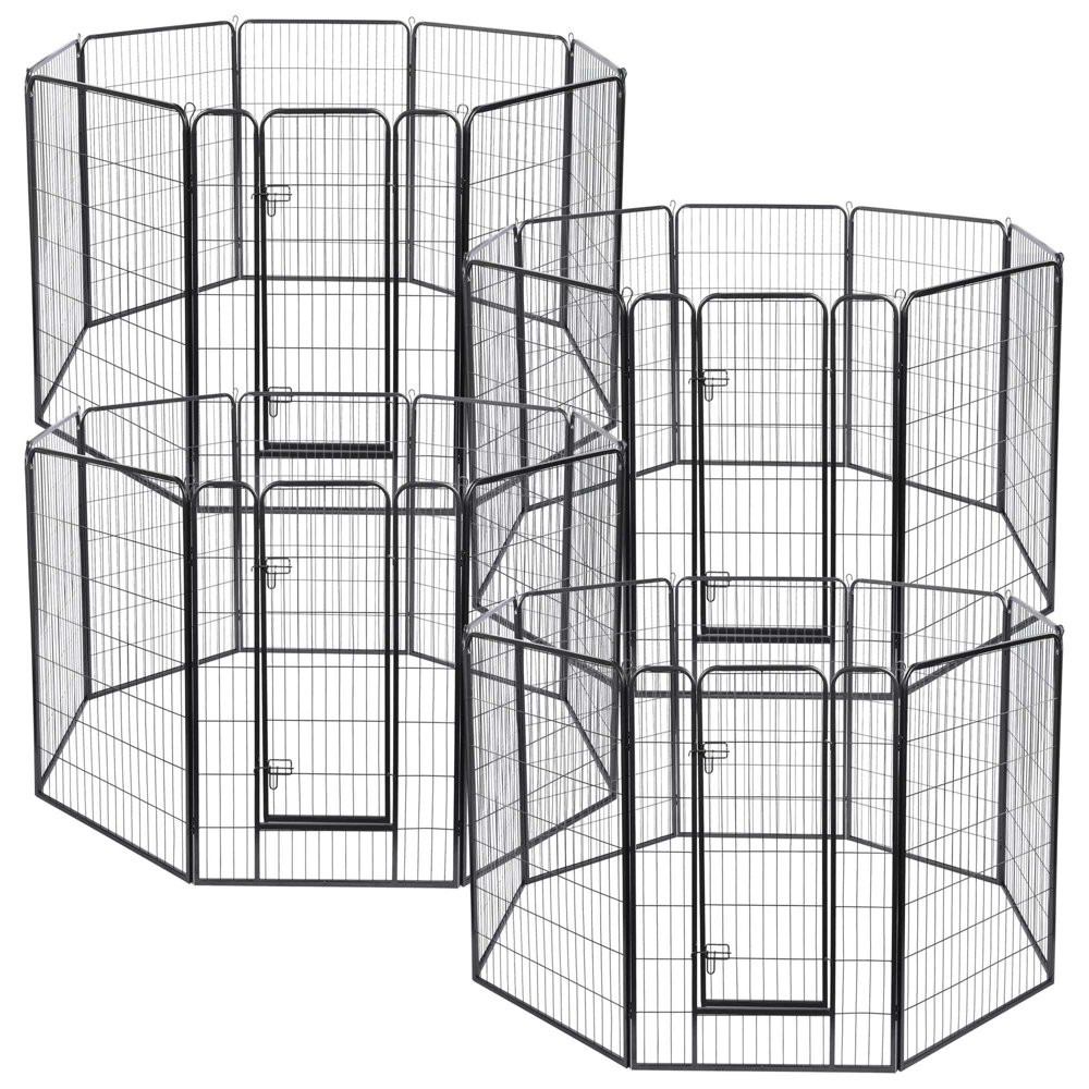 32 Pieces 31"x47" Pet Playpen Extra Large Dog Exercise Fence