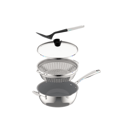 Cuisinart - Preferred Pan 4-Pc Set - Stainless Steel