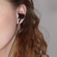 thumbnail image 2 of Sidaley Teléfono de aleación de zinc Auriculares internos de 3,5 mm Estéreo Bajo Llamada manos libres Auriculares con cable Auriculares con micrófono Cables de audio/vídeo negro 2 piezas, 2 of 6