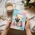 thumbnail image 3 of Happy Birthday Cute Puppy Pug with Cake Gifts Party Hat Spiral Bound Journal Dog Lover Gifts 5x7in Spiral Notebook - 00029, 3 of 5