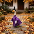 thumbnail image 6 of Yakvarog Eye-Catching Halloween Goose Outfit, Easy to Put On, 23" High Cement or Plastic Goose Costume for Outdoor Halloween Decor, Party, Lawn, Porch, Fall Decor, 6 of 7