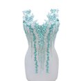 thumbnail image 1 of Transemion DIY Lace Applique For Wedding Bodice Exquisite Workmanship Multiple Colors Green B 1Set, 1 of 6