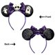 thumbnail image 5 of Diadema con orejas de ratón con lazo de lentejuelas, diadema brillante con orejas de Minnie para disfraz de cosplay, fiesta con purpurina, decoración de princesa caliente y fiesta de cumpleaños, 5 of 5