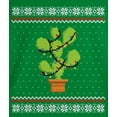 thumbnail image 4 of Old Glory Cactus Prickly Pear Tree Ugly Christmas Sweater Youth Long Sleeve T Shirt, 4 of 6