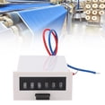 thumbnail image 4 of Electromagnetic Counter PC 6 Digit Resettable Flame Retardant Electronic Pulse Counter for National Defense for Petroleum ANGGREK Otros, 4 of 8