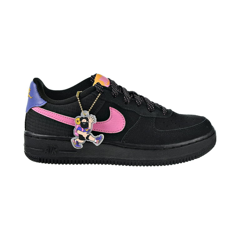 Medieval Mojado longitud Nike Air Force 1 LV8 2 Big Kids' Shoes Black-Persian Violet-Pollen Rise  cn5710-001 - Walmart.com