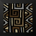 thumbnail image 2 of Roberts, Ellie 20x20 Black Modern Framed Museum Art Print Titled - Mudcloth VI, 2 of 5