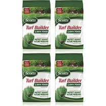 Scotts Turf Builder Lawn Food, 12.5 lb. - Lawn Fertilizer Feeds and Strengthens Grass to Protect Against Future Problems - Covers 5,000 sq. ft. - 4 Pack
