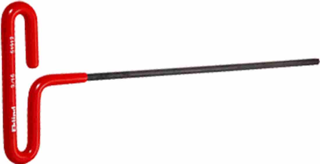 CRL 3/16" Specialty THandle Hex Wrench 9" Length