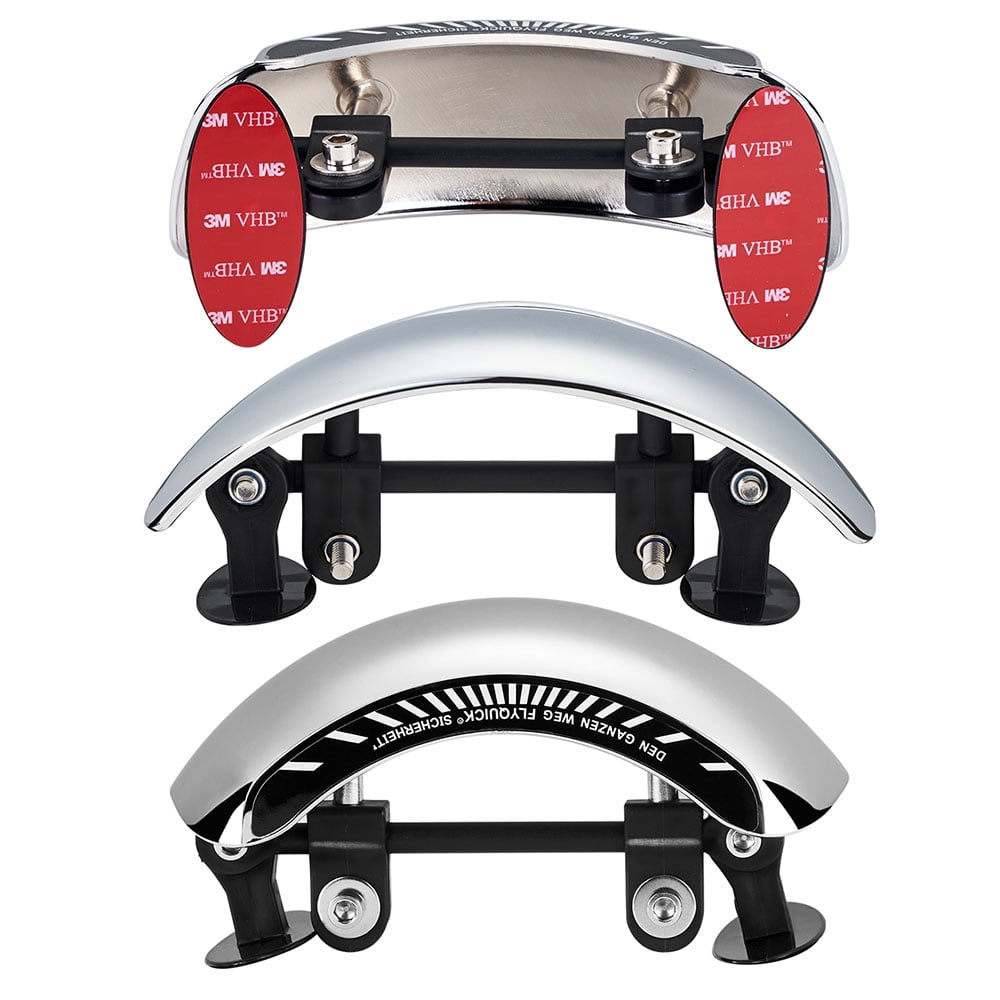 Toorise Aluminum Alloy Shockproof Motorcycle Rearview Mirror Handlebar Mirror 180 Degree Adjustable Safety Wide Visibility Blind Spot Mirror for Dirt Bikes Accessories
