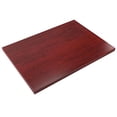 thumbnail image 3 of Flash Furniture 30" x 42" Rectangular High-Gloss Mahogany Resin Table Top with 2" Thick Edge, 3 of 3