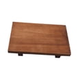 thumbnail image 2 of Soporte de pedestal de madera, bandeja rústica para joyas, soporte de pedestal de madera versátil, de exhibición de mostrador de cocina para sala de, 2 of 8