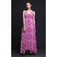 thumbnail image 5 of Bimba Tie-Dye Ladies Long Floral PrintÂ&nbsp;Dress Spaghetti Strap V Neck Maxi Beach Wear-Small, 5 of 6