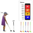 Crestgolf Two Way Mini Golf Putters Golf Clubs with Rubber Putter Head