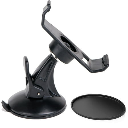 Car Mount Holder+Suction Cup Mount for Garmin Nuvi 200/205/250/255/260W 265T 265WT 270 275/465T GPS, EEEKit 2 in 1