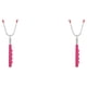 thumbnail image 1 of Cateissary Tenedor telescópico para barbacoa, palitos para asar, pinchos para perros calientes, herramientas para exteriores, cocina, Camping, Rosa 2Conjunto, 1 of 6