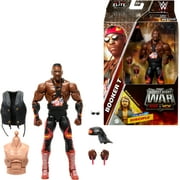 WWE Monday Night War Elite Collection Booker T Action Figure with Accessories, Build-a-Figure Parts