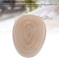 thumbnail image 3 of Plastic Egg Shape Hair Brush Knot Proof Massage Comb for Home Office, 3 of 7