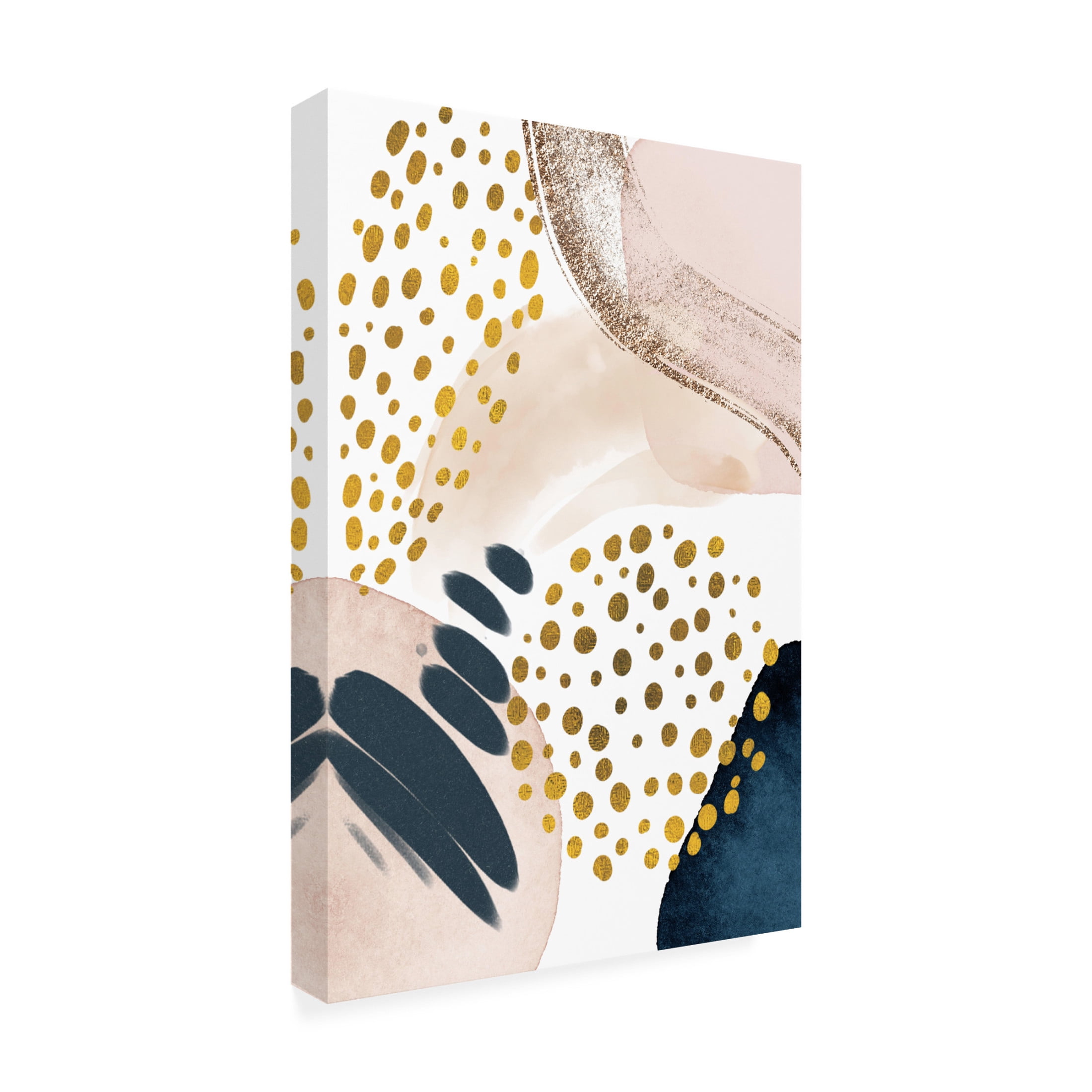 Trademark Fine Art Sally Ann Moss Smooth Abstract 1 Canvas Wall Art
