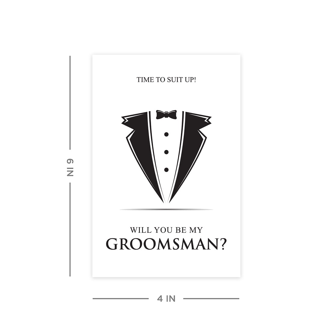 Koyal Wholesale Groomsmen Proposal Cards with Envelopes, Set of 16 Time To Suit Up Will You Be My Groomsman? - Walmart.com koyal-wholesale-groomsmen-proposal-cards-with-envelopes-set-of-16-time-to-suit-up-will-you-be-my-groomsman-walmart-com