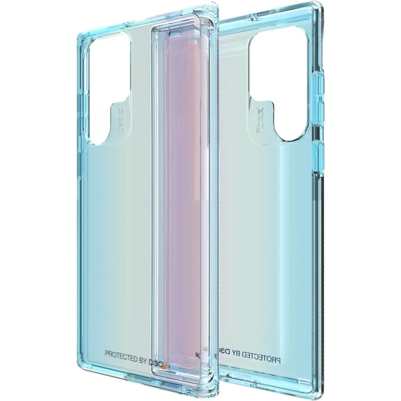 ZAGG Gear4 - Milan - Aurora Blue Case - That Highlights The D3O Protection Material for Samsung Galaxy S22 Ultra