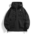 thumbnail image 6 of WRKEKC Windbreaker Jackets for Women Hooded Long Sleeve Zip Up Waterproof Windproof Outdoor Casual Coat with Pockets, 6 of 6